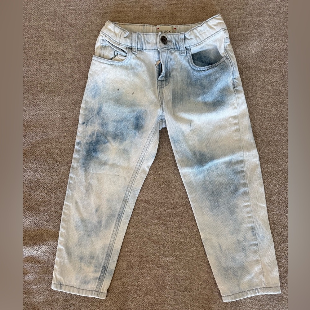 Gucci Kids Light Blue Jeans